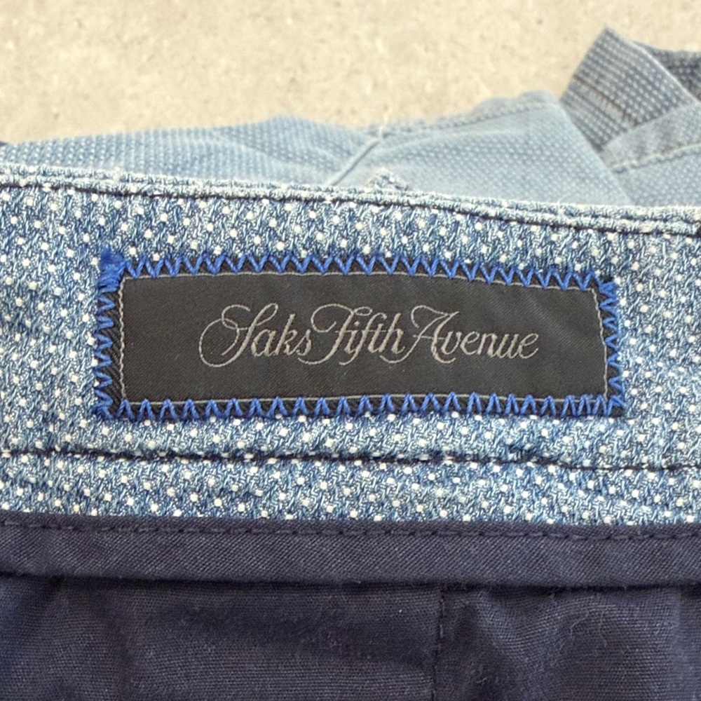 Saks’ Men's Blue Casual Shorts - Picture 4 of 6